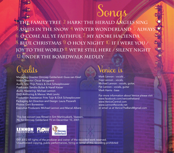 "A Venice Christmas - Live" - CD/DVD combo